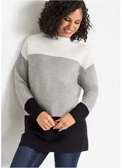 Maglione lungo a righe, bonprix Maglione lungo a righe, bonprix