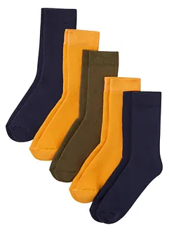 Calzini termici (pacco da 5 paia) con cotone biologico, bonprix Calzini termici (pacco da 5 paia) con cotone biologico, bonprix