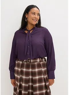 Camicetta di chiffon con fiocco staccabile, bonprix Camicetta di chiffon con fiocco staccabile, bonprix