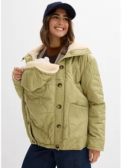 Giacca prémaman leggera 3 in 1 con fodera in teddy e inserto babywearing, bonprix Giacca prémaman leggera 3 in 1 con fodera in teddy e inserto babywearing, bonprix