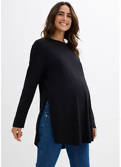 Maglia prémaman / da allattamento lunga in puro cotone biologico, bonprix Maglia prémaman / da allattamento lunga in puro cotone biologico, bonprix