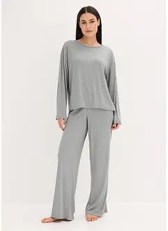 Pigiama in morbido jersey pointelle, bonprix Pigiama in morbido jersey pointelle, bonprix