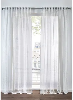 Tenda trasparente con effetto lucido (pacco da 1), bonprix Tenda trasparente con effetto lucido (pacco da 1), bonprix