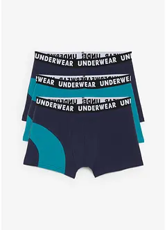 Boxer aderenti con cotone (pacco da 3), bonprix Boxer aderenti con cotone (pacco da 3), bonprix