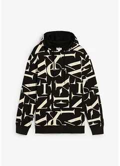 Felpa con cappuccio in cotone biologico, loose fit, bonprix Felpa con cappuccio in cotone biologico, loose fit, bonprix