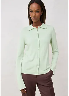 Cardigan in filato fine di misto lana morbido, bonprix Cardigan in filato fine di misto lana morbido, bonprix