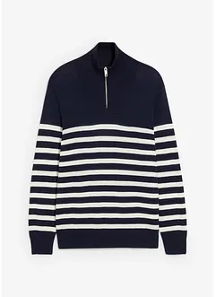 Maglione con mezza zip regular fit, bonprix Maglione con mezza zip regular fit, bonprix