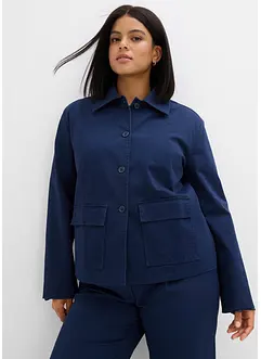 Giacca corta da mezza stagione in misto cotone biologico elasticizzato, bonprix Giacca corta da mezza stagione in misto cotone biologico elasticizzato, bonprix