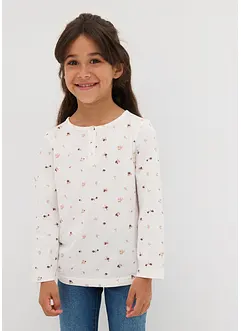 Maglia a maniche lunghe in puro cotone biologico, bonprix Maglia a maniche lunghe in puro cotone biologico, bonprix