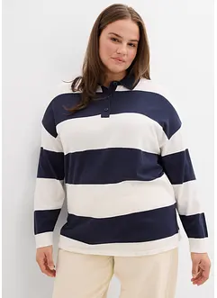 Maglione oversize con colletto a polo, bonprix Maglione oversize con colletto a polo, bonprix