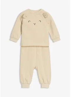 Felpa e pantaloni con cotone biologico (set 2 pezzi), bonprix Felpa e pantaloni con cotone biologico (set 2 pezzi), bonprix