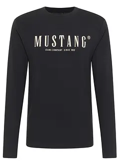 Maglia a maniche lunghe Mustang Asheville in puro cotone, Mustang Jeans Maglia a maniche lunghe Mustang Asheville in puro cotone, Mustang Jeans