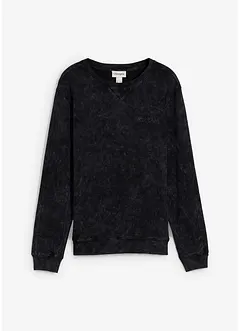 Felpa in puro cotone biologico con effetto lavato, bonprix Felpa in puro cotone biologico con effetto lavato, bonprix