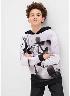 Felpa con cappuccio in misto cotone morbido, bonprix Felpa con cappuccio in misto cotone morbido, bonprix