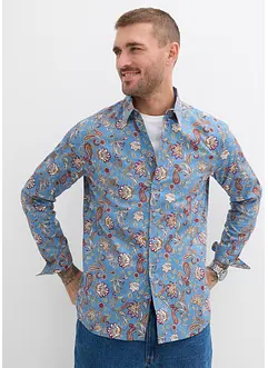 Camicia elegante in puro cotone, slim fit, bonprix Camicia elegante in puro cotone, slim fit, bonprix