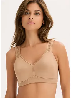 Reggiseno contenitivo senza ferretto con spalline imbottite, bonprix Reggiseno contenitivo senza ferretto con spalline imbottite, bonprix