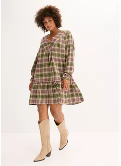 Miniabito in misto cotone, bonprix Miniabito in misto cotone, bonprix