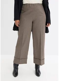 Pantaloni con elastico in vita a quadri, bonprix Pantaloni con elastico in vita a quadri, bonprix