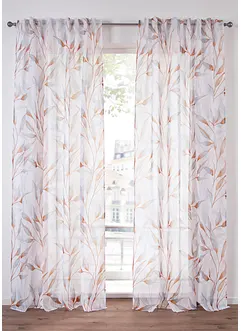 Tenda trasparente con poliestere riciclato (pacco da 1), bonprix Tenda trasparente con poliestere riciclato (pacco da 1), bonprix