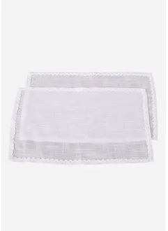 Tovagliette americane con impuntura decorativa (pacco da 2), bonprix Tovagliette americane con impuntura decorativa (pacco da 2), bonprix