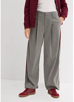 Pantaloni con pinces e bande a contrasto, bonprix Pantaloni con pinces e bande a contrasto, bonprix