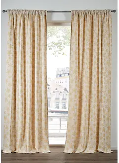 Tenda jacquard in cotone biologico (pacco da 1), bonprix Tenda jacquard in cotone biologico (pacco da 1), bonprix