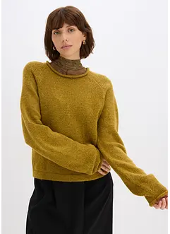 Maglione con scollo rotondo, bonprix Maglione con scollo rotondo, bonprix