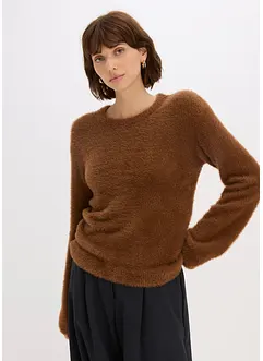 Maglione effetto peluche, bonprix Maglione effetto peluche, bonprix