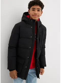 Parka trapuntato con dettagli sportivi e cappuccio, bonprix Parka trapuntato con dettagli sportivi e cappuccio, bonprix