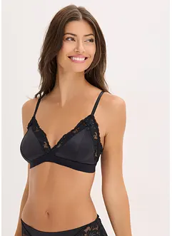 Bralette in materiale lucido, bonprix Bralette in materiale lucido, bonprix