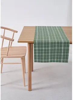 Runner tavolo a quadri in cotone biologico, bonprix Runner tavolo a quadri in cotone biologico, bonprix