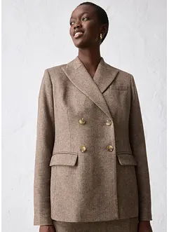 Blazer in morbido misto lana, bonprix Blazer in morbido misto lana, bonprix