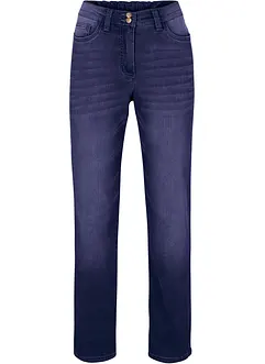 Jeans termici a gamba dritta con girovita comodo, vita media, bonprix Jeans termici a gamba dritta con girovita comodo, vita media, bonprix