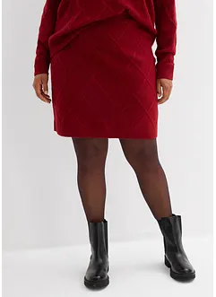 Gonna di maglia con motivo a rombi, bonprix Gonna di maglia con motivo a rombi, bonprix