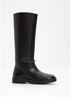 Stivali in pelle con gambale largo, bonprix Stivali in pelle con gambale largo, bonprix