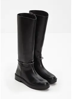 Stivali in pelle con gambale largo, bonprix Stivali in pelle con gambale largo, bonprix