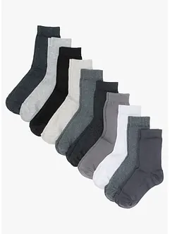 Calzini con cotone biologico (pacco da 10 paia), bonprix Calzini con cotone biologico (pacco da 10 paia), bonprix