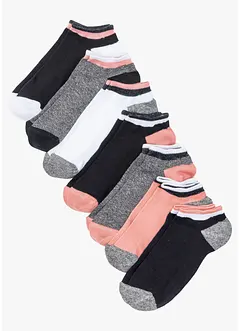 Calzini per sneakers con cotone biologico (pacco da 7 paia), bonprix Calzini per sneakers con cotone biologico (pacco da 7 paia), bonprix