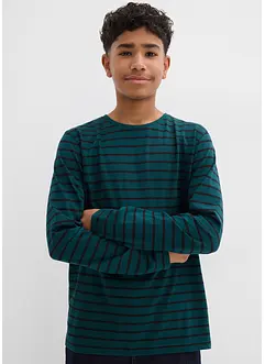 Maglia a maniche lunghe in puro cotone biologico (pacco da 2), bonprix Maglia a maniche lunghe in puro cotone biologico (pacco da 2), bonprix