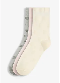 Calzini soft touch con effetto spugna e bordo anticompressione (pacco da 3 paia), bonprix Calzini soft touch con effetto spugna e bordo anticompressione (pacco da 3 paia), bonprix