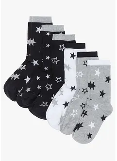 Calzini da donna (pacco da 6 paia) con cotone biologico, bonprix Calzini da donna (pacco da 6 paia) con cotone biologico, bonprix