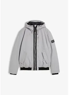 Bomber invernale con cappuccio e dettagli sportivi, bonprix Bomber invernale con cappuccio e dettagli sportivi, bonprix