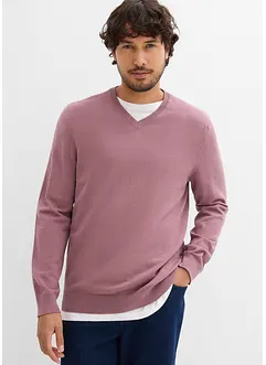 Maglione in filato fine con scollo a V, bonprix Maglione in filato fine con scollo a V, bonprix