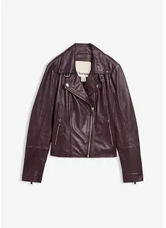 Giacca biker in nappa, bonprix Giacca biker in nappa, bonprix
