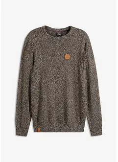 Maglione a girocollo con cotone, bonprix Maglione a girocollo con cotone, bonprix