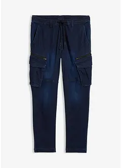 Jeans in tessuto felpato con tasche cargo regular fit, straight, bonprix Jeans in tessuto felpato con tasche cargo regular fit, straight, bonprix