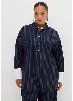 Camicia a righe in misto viscosa, bonprix Camicia a righe in misto viscosa, bonprix