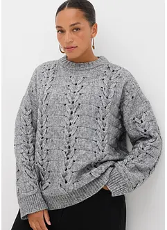 Maglione in  filato grosso a trecce, bonprix Maglione in  filato grosso a trecce, bonprix