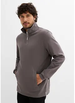 Felpa in puro cotone biologico con tasche e fondo dritto, bonprix Felpa in puro cotone biologico con tasche e fondo dritto, bonprix