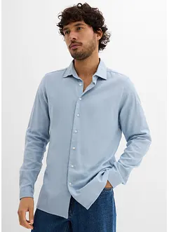 Camicia elegante in flanella di puro cotone, slim fit, bonprix Camicia elegante in flanella di puro cotone, slim fit, bonprix